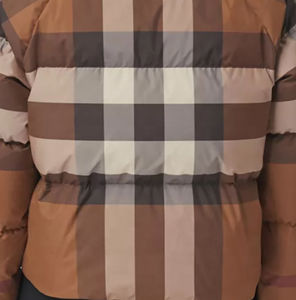 Veste matelassée courte imprimée pour femme, doublure en coton matelassé d'hiver, légère, imperméable, écologique, chaude pour l'extérieur, manteau d'hiver - Product Image 6