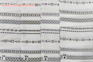 Tissu pour robe 100% polyester à motif floral respirant à séchage rapide écologique 58 pouces de large poids moyen pour vêtements - Product Image 3