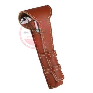 Housse de protection pour rasoir de sécurité portable Support de pochette pour rasoir de rasage en cuir - Product Image 2