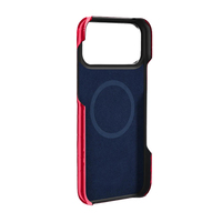Étui de protection de haute qualité au design tendance pour iPhone 18 17 Pro Max en cuir de crocodile véritable brillant avec aimant
