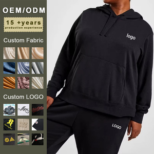 Manufacturers' Custom Logo <b>Pink</b> Fleece Pullover Hooded <b>Sweatshirts</b> Breathable Women's Sports Street Training Jogging for Winter - Product Image 2