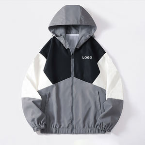 Offres Spéciales coupe-vent imperméable à capuche personnalisé pour l'extérieur vêtements de sport de randonnée veste respirante à capuche - Product Image 4