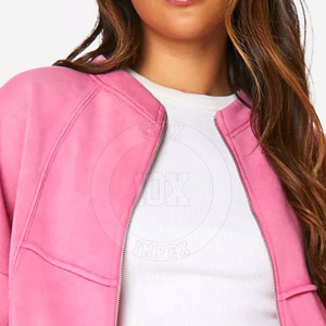 Conjunto de chándal lavado ácido de mujer al por mayor, conjunto de 2 piezas con Sudadera con capucha y pantalones de correr, conjunto de chándal lavado ácido de mujer con logotipo personalizado - Product Image 4