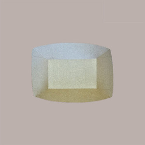 125pcs Grand plateau en carton brun en forme de bateau 10oz 150x110H41mm - Product Image 3