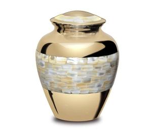 Urnes pour cendres adulte Funérailles Bronze Grande urne pour cendres d'êtres chers Taille 10.5 "& 220 Cu. Dans - Product Image 3