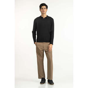 Suéter de Punto para Hombre, Corte Regular, 100% Algodón, con Capucha y Cierre de Cremallera, Decoración con Estampado/Padrón/Rayas, para Primavera - Product Image 2