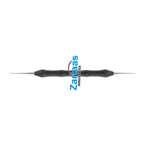 Plugger en acier inoxydable de haute qualité, poignée Peek ronde coudée noire 0.6mm 175 mm 7 "plan rond - Product Image 2