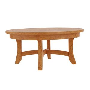 Table basse en bois massif sur mesure, durable, fabriquée à la main, table centrale autoportante en bois pour salon moderne - Product Image 5
