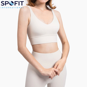 Ensemble de yoga pour femmes, 2 pièces, respirant, extensible dans quatre directions, vêtements de sport, vêtements de gym, haut court à manches longues et leggings - Product Image 6