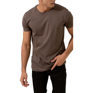 T-shirt en coton de haute qualité pour hommes, décontracté, surdimensionné, poids lourd avec manches courtes et col rond, logo personnalisé, prix de gros - Product Image 1
