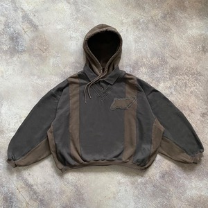 Vente en gros de sweat à capuche baggy épais 350 GSM pour hommes sweats à capuche surdimensionnés respirants 100% coton impression numérique pour l'hiver - Product Image 1