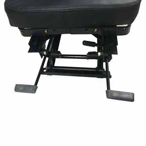 Sedile regolabile in pelle doppio bracciolo per gru a torre veicoli speciali con <span class=keywords><strong>Grammer</strong></span> girevole collegamento sedile gru - Product Image 3