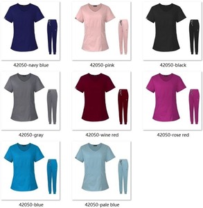 ชุดเสื้อกางเกงผ้าสแปนเด็กซ์/ โพลีเอสเตอร์แบบถักสำหรับผู้หญิง - Product Image 4