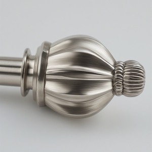 Palace View Single Metal <b>Curtain</b> <b>Pole</b> with Gold Shine and Smooth Surface Regal Touch and Strength - Product Image 4