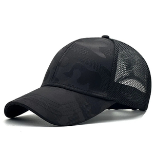 หมวกเบสบอลสำหรับผู้ชายหมวกแก๊ปผ้าโพลีเอสเตอร์ระบายอากาศได้ดีแบรนด์ของคุณเอง - Product Image 2