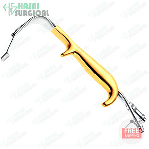 Rétracteur de sein de style Tebbetts avec pointe dentelée, guide lumineux et aspiration - Product Image 4