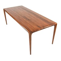 Ensemble de meubles de restaurant en bois de teck et de noyer naturel, 6 chaises de salle à manger avec table pour hôtel, bar, vente en gros de meubles