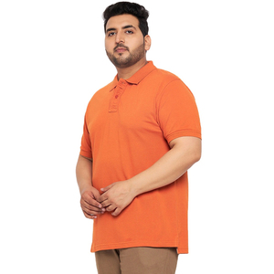 Fabricante 100% algodón manga corta de punto hombres transpirable Polo camisetas Casual patrón sólido de talla grande Polo camisa OEM - Product Image 4