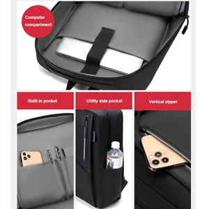 Mochila para Portátil Personalizada OEM Directo de Fábrica, Compartimento Acolchado para Portátil, Almacenamiento Multibolsillos, Puerto USB, 18L-35L, Resistente al Agua, para Oficina - Product Image 2