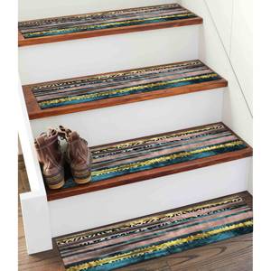 Tapis imprimé à motifs géométriques - Moderne, facile à nettoyer, lavable en machine, Gobelin - Product Image 1