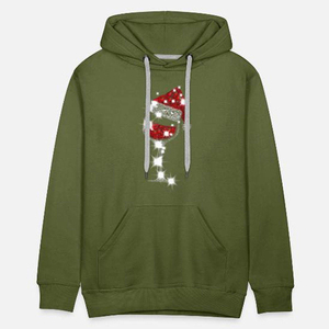 Sudaderas con Capucha de Invierno para Hombre al por Mayor, con Pedrería, Tallas Grandes, 100% Algodón Ecológico, Logotipo Personalizado - Product Image 1