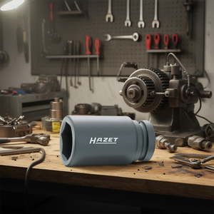 Hazet 6-Point Square <b>Impact</b> <b>Socket</b> 1'' Long-Pneumatic Tools Accessories and Parts - Product Image 3