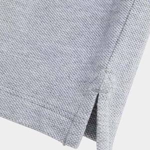 Polo de manga corta para hombre de estilo callejero, camisas de algodón de talla grande con cuello levantado, transpirables, de Color sólido, servicio OEM, camisas para hombre - Product Image 3