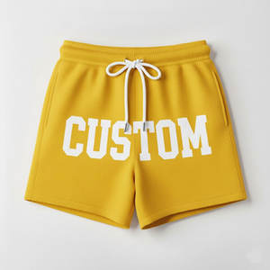 Shorts de sport légers en maille 100% polyester pour hommes, tissu respirant et doux, coupe confortable, imperméable, séchage rapide - Product Image 1