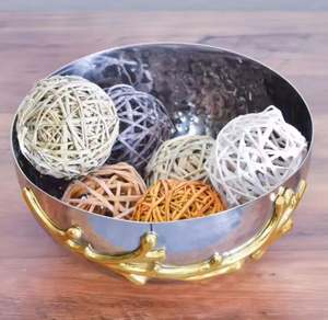 ชามอลูมิเนียมสำหรับตกแต่งพร้อมดีไซน์รูปใบไม้สำหรับตกแต่งบ้านห้องครัวดีไซน์ทันสมัย - Product Image 6