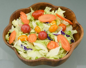 Best Selling Acacia <b>Wood</b> Flared Salad Bowl <b>Rustic</b> Round Serving Bowl for Kitchen & <b>Dining</b> <b>Table</b> Decor - Product Image 4