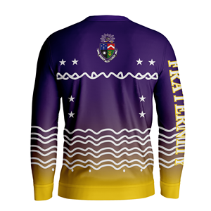 Suéteres Tejidos Personalizados OEM de la Hermandad Delta Tau Delta con Letras Griegas, Suéter Bordado Unisex Personalizado para Universidad, Estilo Feo Navideño - Product Image 2
