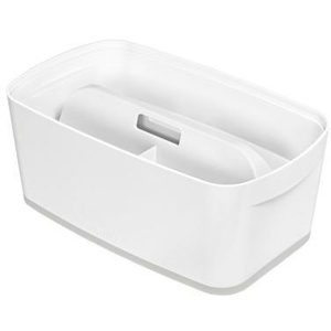 กล่องเก็บของ Leitz MyBox DIN A5 5 ลิตร สีขาว/เทา ทำจากพลาสติก ABS ขนาด 31.8 x 12.8 x 19.1 ซม. ความจุ 5 ลิตร - Product Image 1