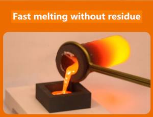 فرن صهر الذهب والفضة عالي الكفاءة، بوتقة جرافيت 2 كجم، تسخين سريع لمحلات صناعة المجوهرات، معتمد CE/ROHS - Product Image 4