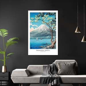 Affiche en papier Takahashi Shotei du lac Yamanaka et du mont Fuji pour décoration murale - Product Image 3