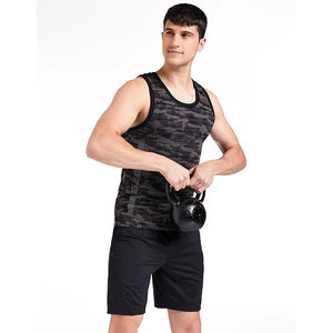 Vente en Gros de Vêtements de Sport pour Hommes Débardeur de Fitness Sans Manches Débardeurs en Coton Oem Logo Personnalisé pour Hommes - Product Image 3