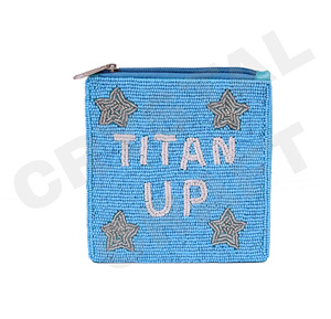 Monedero personalizado con diseño de Mardi Gras, monedero con cuentas de semillas, hermoso monedero, cierre de cremallera, características de accesorios de moda - Product Image 6