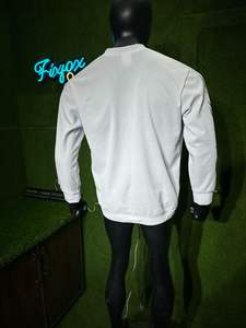 Venta al por mayor de los hombres en blanco de gran tamaño de cuello redondo sudadera Premium 100% algodón personalizado tejido térmico sudaderas con capucha sudadera - Product Image 4
