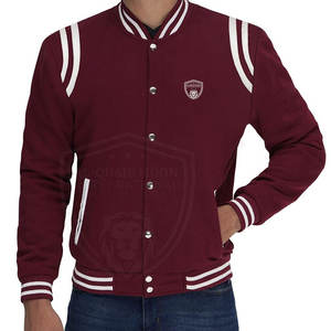 Chaqueta con estilo Letterman de alta calidad para hombre con cuello alto de diseño único para invierno - Product Image 3