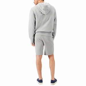 Conjunto de Sudadera con capucha y pantalones cortos lavados con ácido desgastado de algodón French Terry 100% de 500GSM personalizado de los fabricantes - Product Image 6