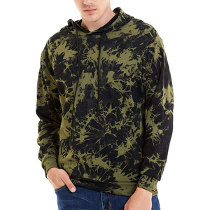 Pull Style Hommes Meilleure Qualité Tie Dye Print Hoodies À Vendre Bas quantité minimale de commande Custom Made In Stock Hoodies Fournisseur Du Pakistan - Product Image 4