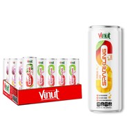 Guavadrank, bruisend, aluminium blik 330ml, merk VINUT, Vietnamese fabrikant, bruisende fruitdrank groothandel, frisdrank
