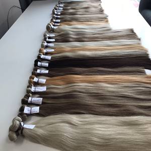 Extensión de pelo de punta plana, pelo de color ceniza Super doble dibujado, cabello humano vietnamita, precio al por mayor - Product Image 4