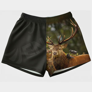 Offre Spéciale personnalisé conçu unisexe Rugby Footy Shorts couleur unie impression numérique taille élastique 100% Polyester séchage rapide respirant - Product Image 6