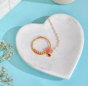 <b>Heart</b> <b>Shape</b> Marble Tray <b>Top</b> Quality Marble Tray Organizer Excellent Marble Serving Tray Lowest Price - Product Image 5