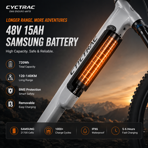 Vélo de montagne <span class=keywords><strong>électrique</strong></span> à suspension intégrale abordable 500W, 27,5 ou 29 pouces, EMTB économique pour adultes, vélo de trajet quotidien - Product Image 4
