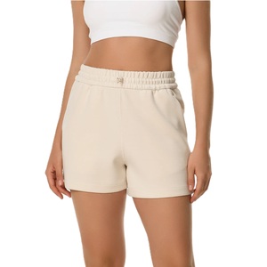 Shorts de sport pour femmes, style nouveau, été, respirants, grande taille, tissu éponge, décontractés, extérieur, taille élastique, logo personnalisé, toutes saisons - Product Image 2
