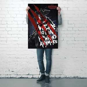 Affiche murale moderne Stranger Things 4 : Design non inspiré de Hawkins - Product Image 1