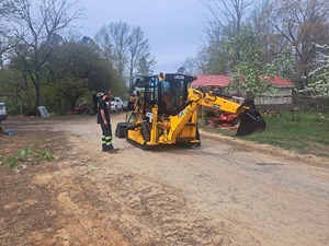 Chargeuse-pelleteuse sur pneus JCB 1CX d'occasion 2022, équipement de construction compact, jaune - Product Image 5