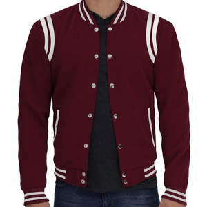 Chaqueta de Invierno para Hombre con Cuello Alto, Estilo Letterman, de Alta Calidad, 100% Algodón, Transpirable, Ecológica, con Diseño Único y Logotipo Frontal - Product Image 1