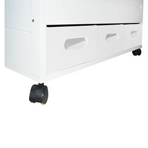 Cassettiera WELL HOME bianca a 3 cassetti 70.5x40x55.5cm - Product Image 4